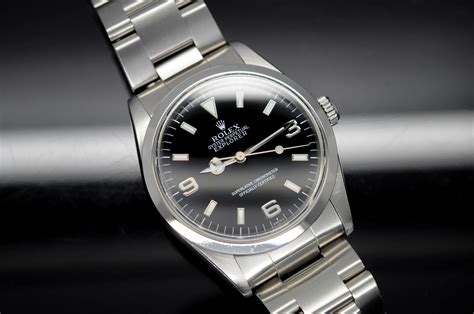 rolex explorer 14270 leather|swiss dial rolex years.